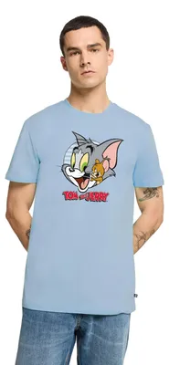 Produktbild von Spreadshirt Tom Und Jerry Verschmust Männer Premium T-Shirt, M, Hellblau