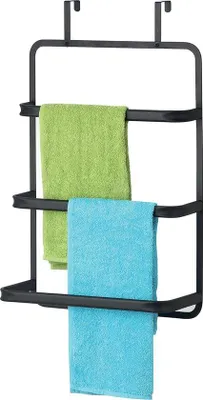Produktbild von Famanu Handtuchhalter - Schwarz, für Bad und Dusche