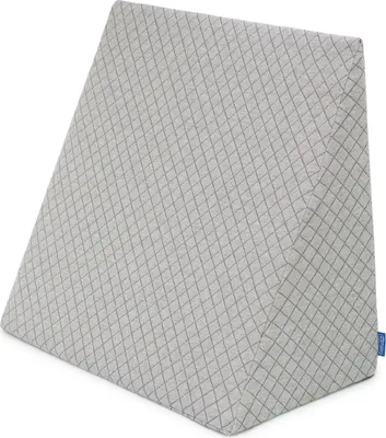 Produktbild von BADUM Poduszka klin pod plecy 60x50x30 cm szara krata