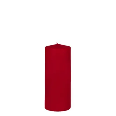 Obrázok produktu pre Sviečky stĺpiková sviečka malé zásobník sviečky farba červená 200X80mm 1 kus