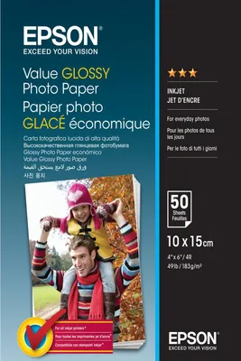 Immagine prodotto di EPSON C13S400038 EPSON Value Glossy Fotopapier