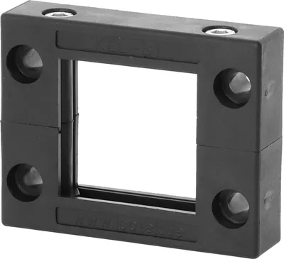 Produktbild von icotek  Kabeleinführungsleiste KEL08/01 für Kabeltüllen 1x groß Montageausschnitt 46,0mm x 46,0mm - 1 Stück