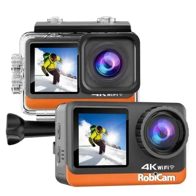 Obrázok produktu pre Športová akčná kamera Robicam, 16 MP, 4K, WiFi, AT-Q80TR