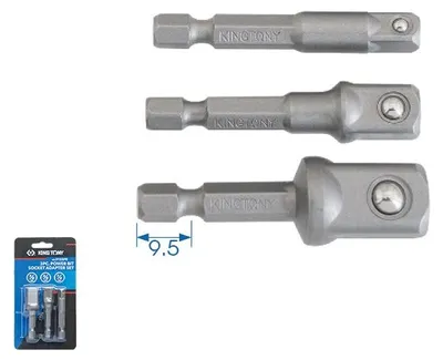 Immagine prodotto di Set di adattatori per prese 1/4" 1/2" 3/8" - 3 pz.