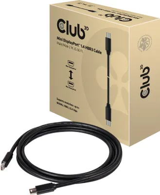 Obrázok produktu pre Club 3D DisplayPort-Kabel - Mini DisplayPort (M)