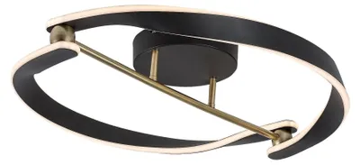 Produktbild von Rabalux 71149 Deckenleuchten Adalind schwarz/ golden Metall