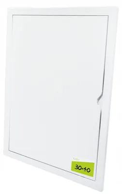 Produktbild von airRoxy Revisionsklappe 30x40 ABS Weiß für Installationen