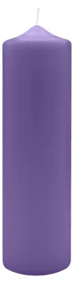 Produktbild von Spitzkopf Stumpen Kerzen Veilchen 25 x Ø 7 cm, 6 Stück