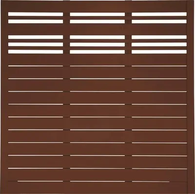 Produktbild von Zaun Hauptelement Konsta Reddy 180 x 180 cm braun