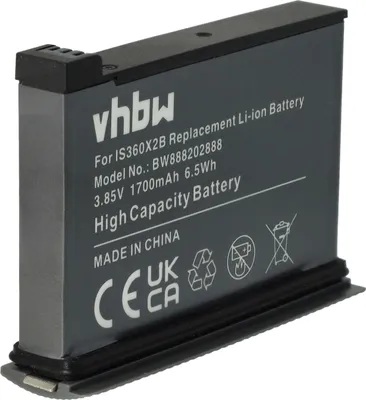 Produktbild von vhbw Akku Ersatz für Insta360 CINOSBT, CINOSBT/A für Tragbare Mini-Kamera (1700 mAh, 3,85 V, Li-Ion)