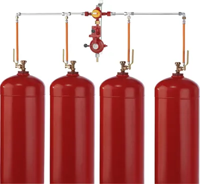 Produktbild von GOK 4-Flaschenanlage / automatisch / 50 mbar / 4 kg/h