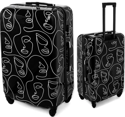 Produktbild von RGL 5188 XXL Reisekoffer Polycarbonat Hartschalen Koffer Abnehmbare Räder Trolley Art