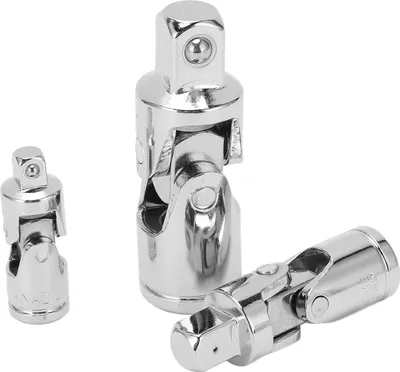 Zdjęcie produktu dla 3szt Klucz uniwersalny Adapter przegubu 1/4w 3/8w 1/2w Narzędzie ze stali chromowo-molibdenowej