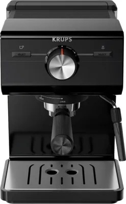 Produktbild von KRUPS XP3818 AUTHENTIC Siebträger-Espressomaschine, Farbe:Schwarz