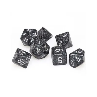 Produktbild von Chessex 7-Würfelset Speckled Ninja