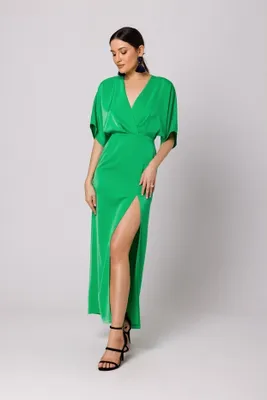 Produktbild von Makover Maxikleid für Frauen Argagune K163 hellgrün XL