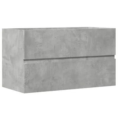 Obrázok produktu pre vidaXL Vanity unit concrete grey 90x38,5x45 cm odvodený drevený výrobok