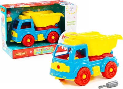Produktbild von Polesie 84811 Blocks-Transport Kipper 27 Stück in einer Box