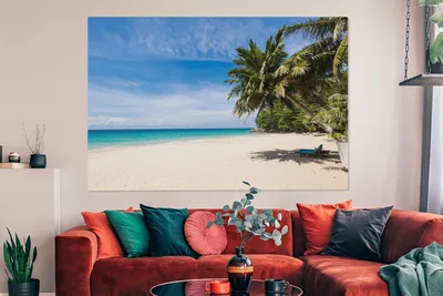 Obrázek produktu pro OneMillionCanvasses® Malba na plátně Nástěnná malba na plátně - Pláž - Tropické - Moře - 150x100cm