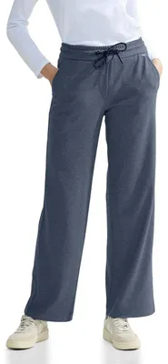 Productafbeelding van Cecil Damen B377372 Jerseybroek, casual, denim blauw