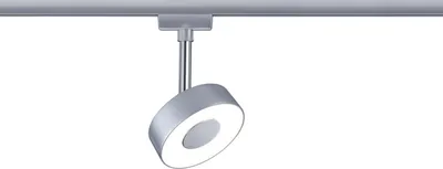 Produktbild von Paulmann LED URail Schienenstrahler Spot Circle Chrom matt 5W 308lm warmweiß 2700K