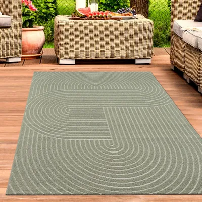 Produktbild von Stilvoller Teppich in Grün: Moderne Eleganz für Ihr Zuhause Größe - 160 x 220 cm