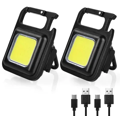 Obrázek produktu pro Mini LED svítilna na klíče, 800 lumen, dobíjecí, s 4 režimy osvětlení