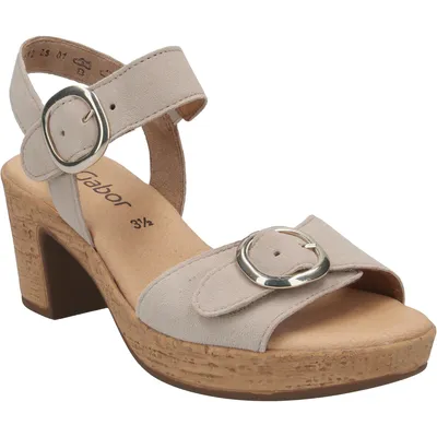 Produktbild von Gabor Sandalette 764.14, Rauleder, Beige, Damen