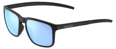Image de Lunettes de soleil polarisées Bolle Score, couleur noire et bleu ciel. Polarisation/CAT3. Lunettes de soleil polarisées Bolle Score, couleur noire et bleu ciel. Polarisation/CAT3