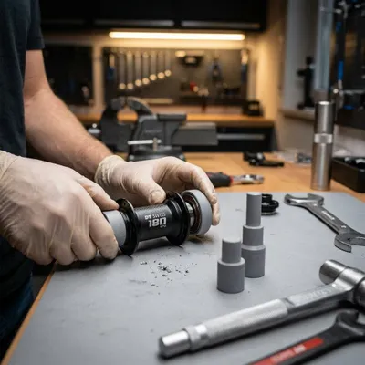 Produktbild von DT Swiss Werkzeugset für Lager VR Nabe 15/24 - 15/26 & 12/24 mm - präzise Nab...