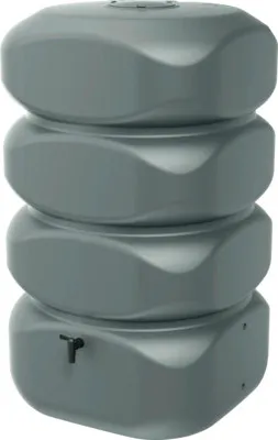 Produktbild von Regenspeicher waterform Gubo inkl. Auslaufhahn 700 l grau