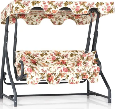 Produktbild von Skye Decor, Assento- Morus Güllü 2 Kişilik SalıncakCLR, Bunt, Schaukelstühle, 50x130x110 cm, Rahmen: 100% Metall