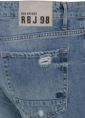 Produktbild von Red Bridge Herren Jeans Short Kurze Hose Denim Blau W30