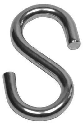 Produktbild von 100 Stück - S-Haken, symmetrisch, Stahl verzinkt 30 mm Nr.1