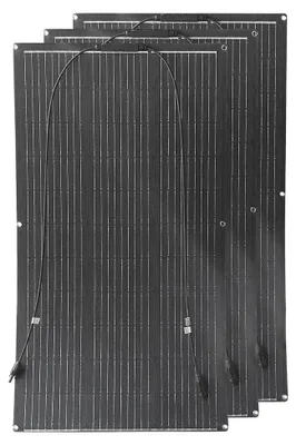 Obrázok produktu pre Flexibilný solárny panel 300 W, monokryštalický, s povrchovou úpravou ETFE, určený pre karavany a lode