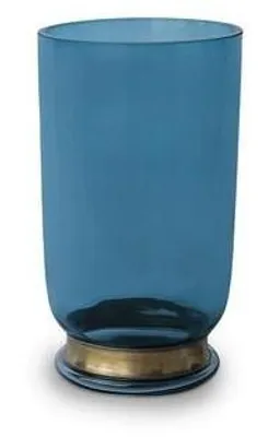 Imagen del producto de Vaso de vidrio azul