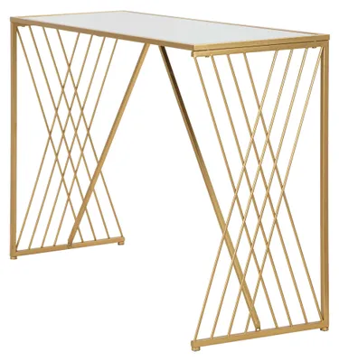 Produktbild von Axum - Konsole, 120x40x80h cm Gold, ein Regal
