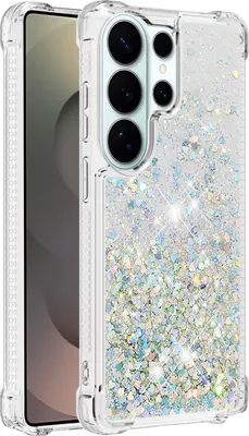 Produktbild von Samsung Galaxy S26 Ultra Hülle - Coverup Liquid Glitzer Back Cover - Silber