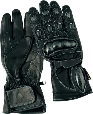 Produktbild von RO61A Leder-Motorradhandschuhe mit Protektoren und Belüftung  Roleff Größe: L,