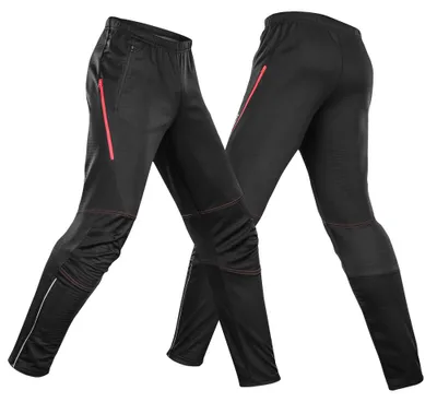 Produktbild von Lixada herren wasserdichte radfahren hosen thermische fleece winddicht winter bike reiten laufen sporthose hosen