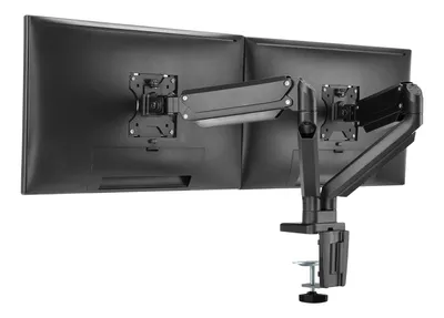 Produktbild von Deltaco ARM-0351, Klemme /Bolzen, 16 kg, 43,2 cm (17"), 81,3 cm (32"), 100 x 100 mm, Schwarz