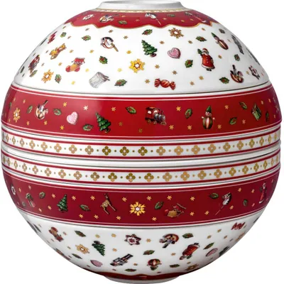 Produktbild von Villeroy & Boch 1485859080, 2 Person(en), Porzellan, Rot, Rund, 4,2 kg