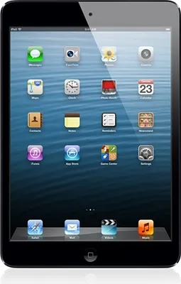 Produktbild von Apple iPad miniMD529FD/A 20,1 cm (7,9 Zoll) (IPS-Technologie (In-Plane-Switching)) 32 GB Tablet-PC - Apple A5 Prozessor - Schwarz, Schiefer - iOS 6 - Multi-Touch 1024 x 768 Display - Bluetooth - LED Hintergrundbeleuchtung - Slate