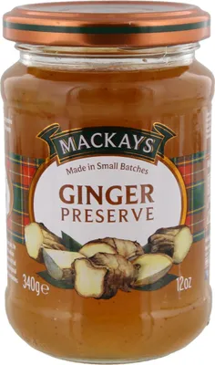 Produktbild von MACKAYS Ginger Preserve – Ingwer-Konfitüre, 340g