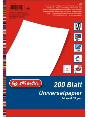 Produktbild von Herlitz Universalpapier / Kopierpapier / 200 Blatt / A4 / 90g/m²