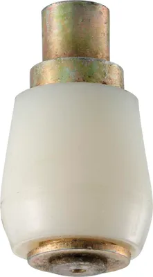 Immagine prodotto di Helm 349F Rullo di guida (porta di accesso) con rullo in plastica acciaio zincato giallo