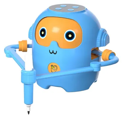 Produktbild von Zimilo Kinder Zeichenroboter, Interaktiver Malroboter mit 100 NFC-Karten, Automatisches Zeichnen, Lernspielzeug für Vorschulkinder, Blau