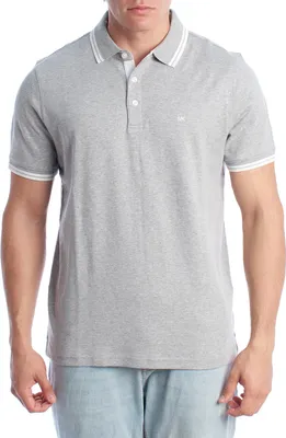 Imagen del producto de Camiseta polo para hombre de Michael Kors, confeccionada en algodón, con mangas cortas, modelo OF15FY220B