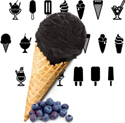 Produktbild von Heidelbeere Schwarzes Eispulver Vegan Zucker-, laktosefrei 333 g