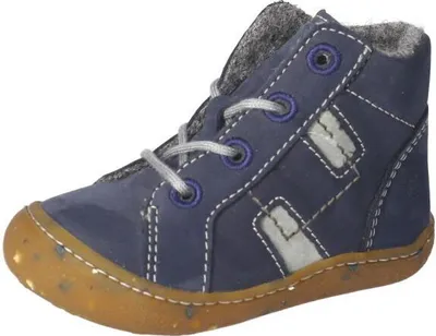 Produktbild von RICOSTA Boots CAJU von PEPINO Walklodenfutter Winterschuhe Schnürer Jungen Mädchen unisex nautic marine Größe 21